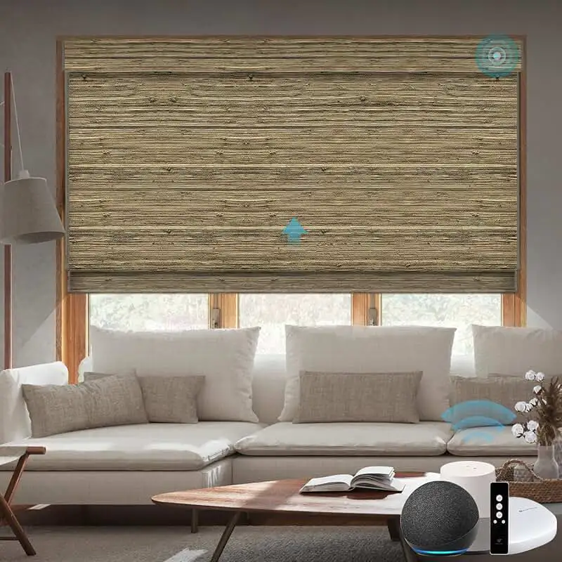 Smart Home Blinds Dubai Motorized Bamboo