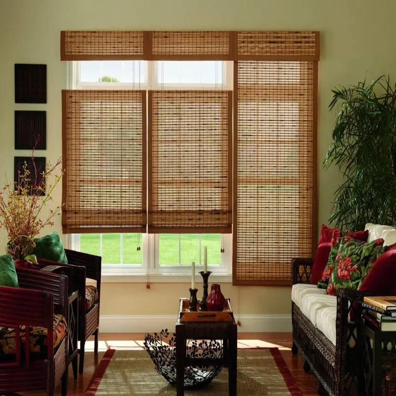 Bamboo Blinds for Living Rooms