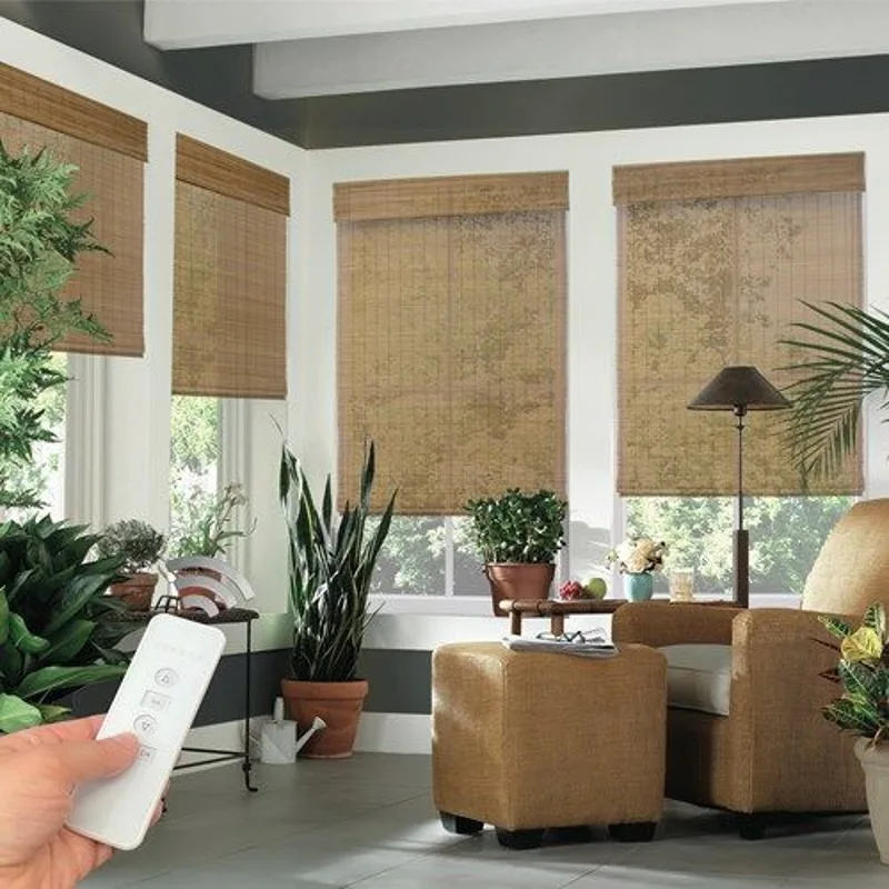 Buy motorized bamboo blinds in all local areas of Dubai
