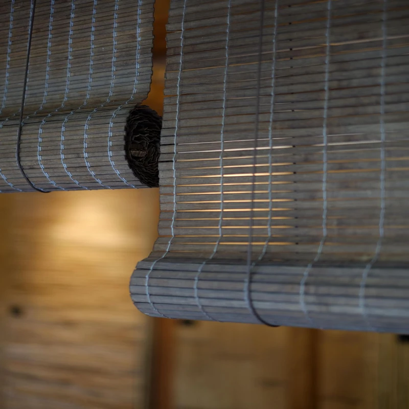 Coconut strip bamboo blinds woven style in Dubai