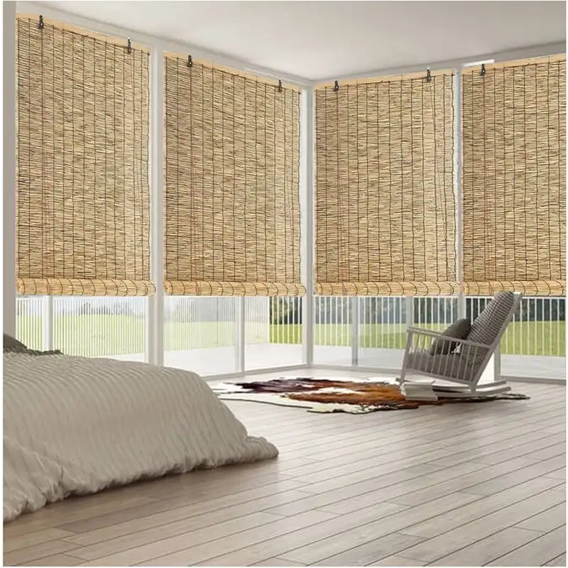 Durable bamboo shades for porch in Dubai