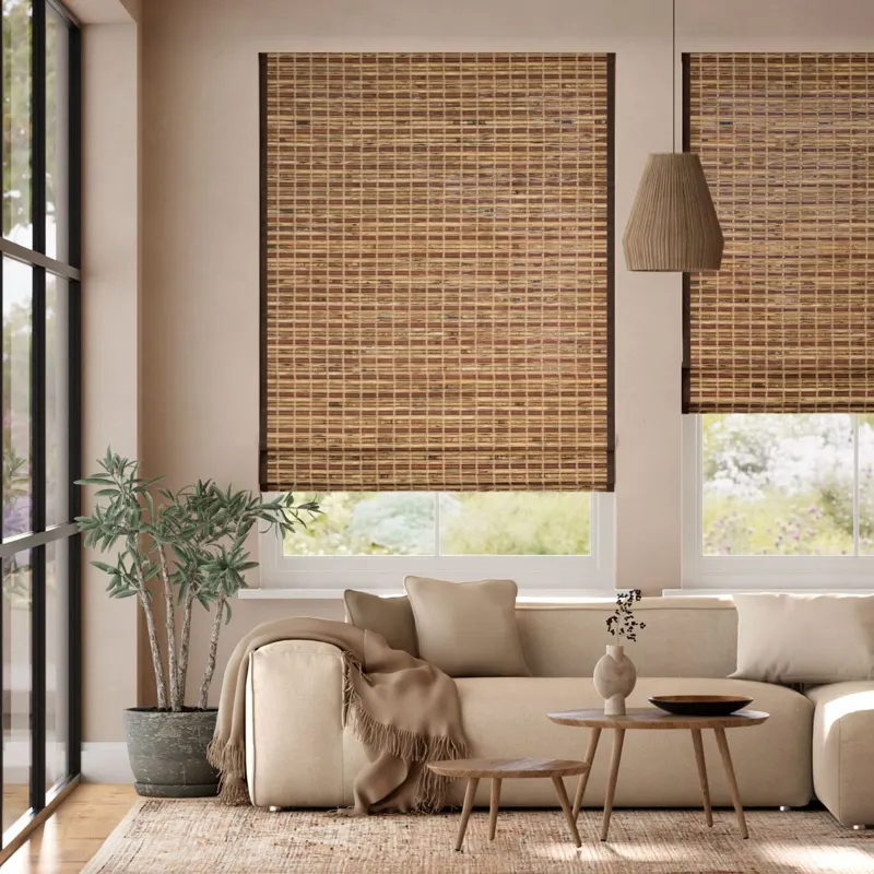 Get bamboo roman blinds for living rooms in Downtown Dubai