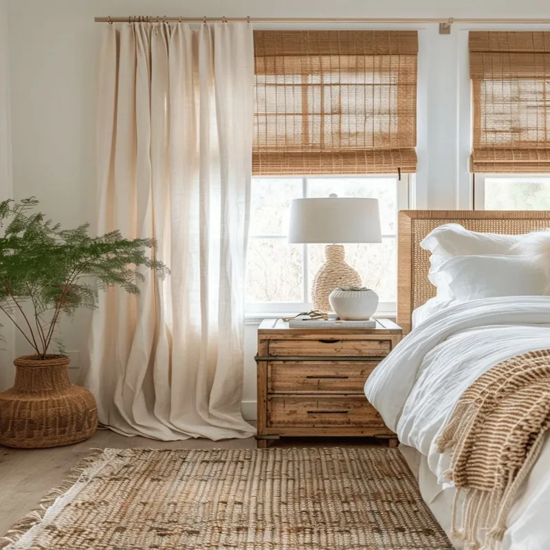 Get desert light bamboo blinds outdoor look in Dubai