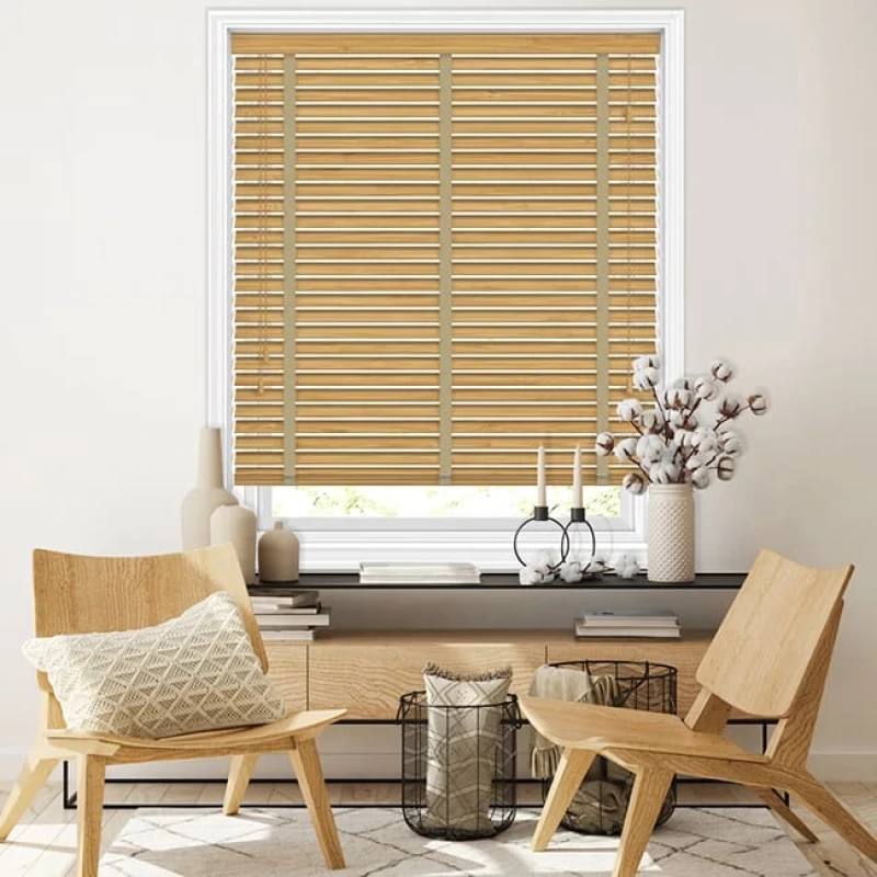 Maple weave bambooo blinds for modern rooms in Dubai