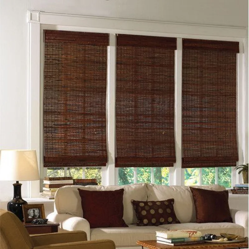 Our soft earth Bamboo Vertical blinds in Dubai