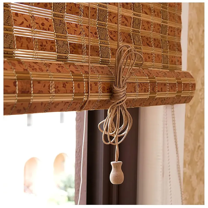 Slatted bamboo blinds for indoor&outdoor spaces in Dubai