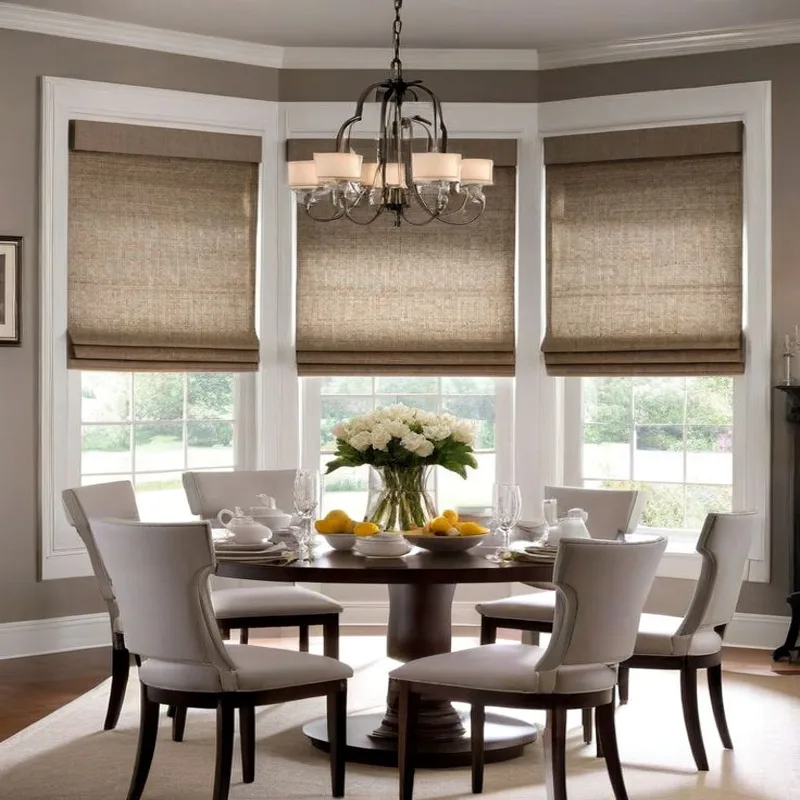 Buy Decorative Roman Blinds For Dining Rooms In Abu Dhabi