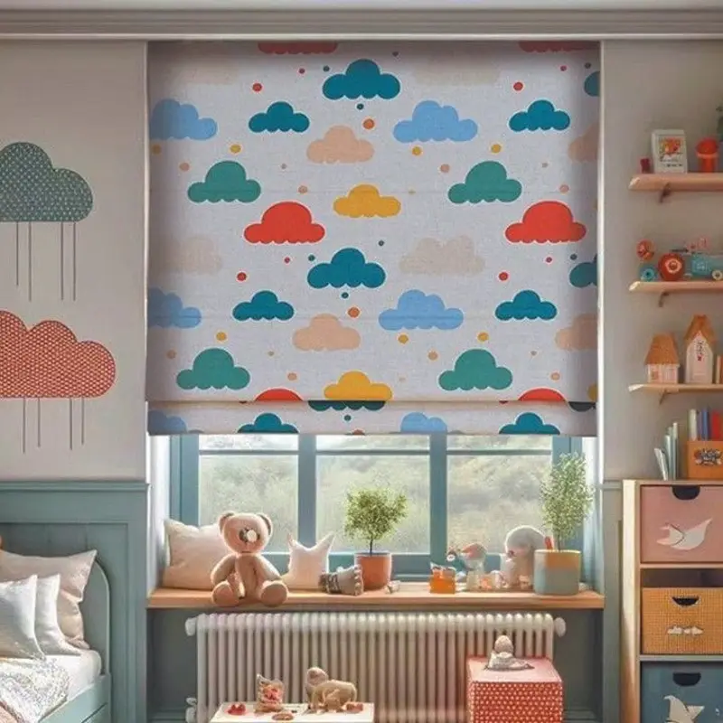 Buy Roman Shades For Kids Rooms in Dubai