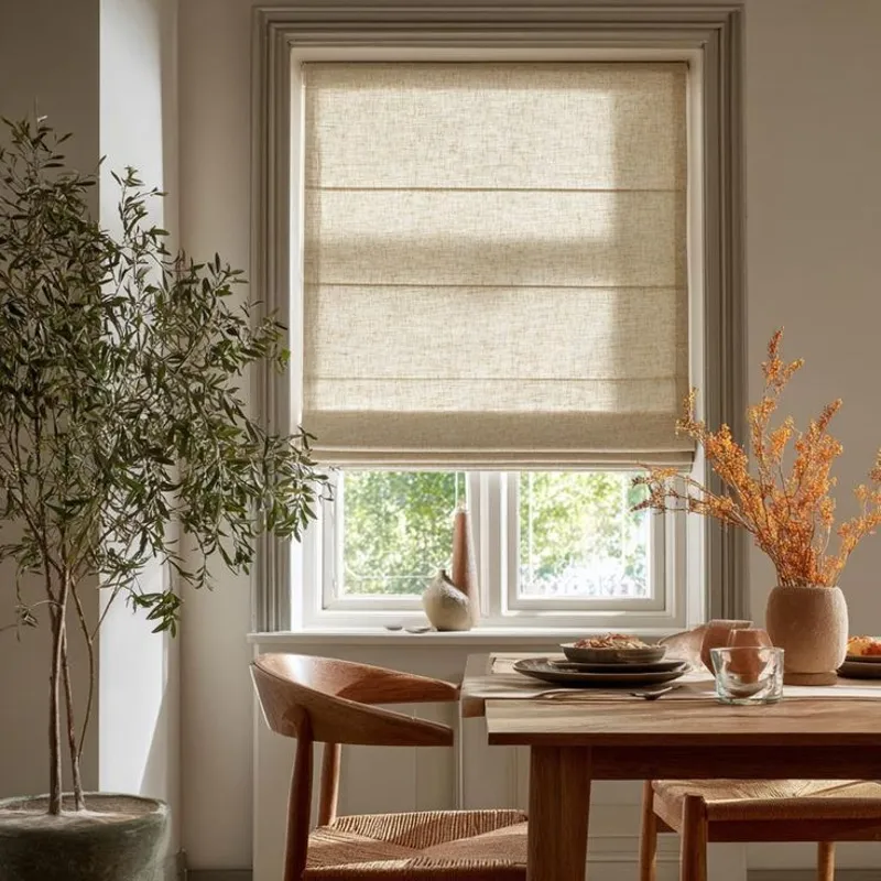 Contemporary Roman Blinds For Dining Rooms In Marina Dubai