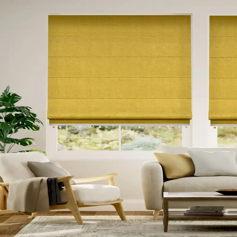 Get Luxury Roman Shades For Windows in Dubai