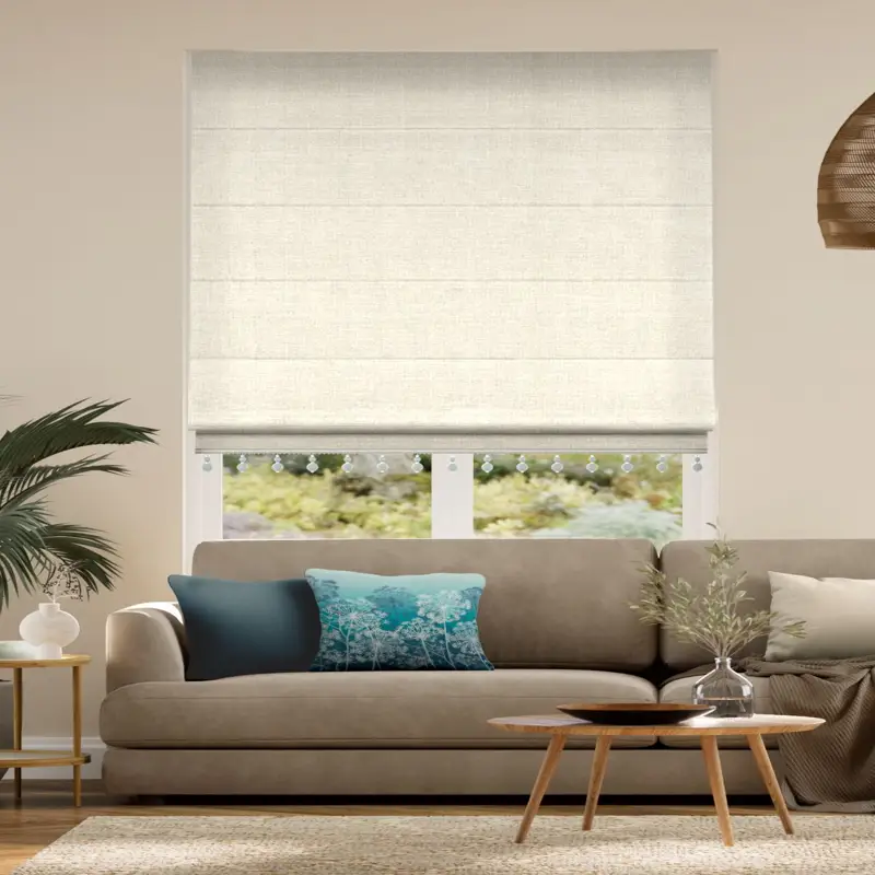 Get Relaxed Roman Blinds For Living Rooms In Abu Dhabi