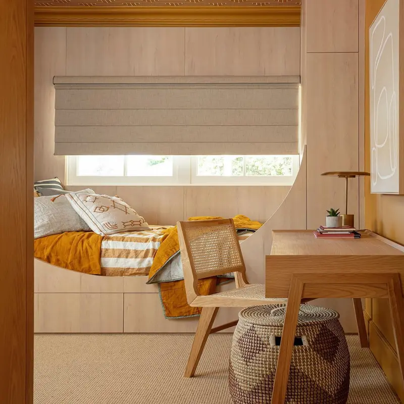 Shop Cordless Roman Blinds for Kid Rooms in Dubai