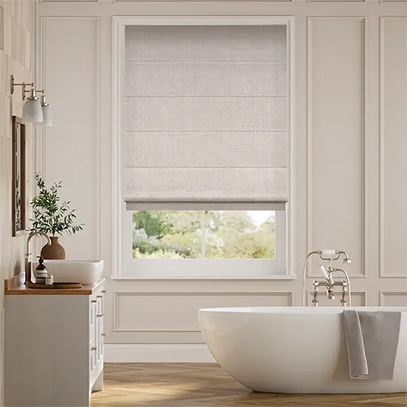 Shop Roman Linen Blinds For Bathrooms