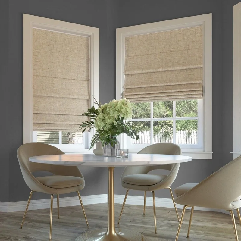 Shop Tailored Roman Blinds For Dining Rooms in Business Bay