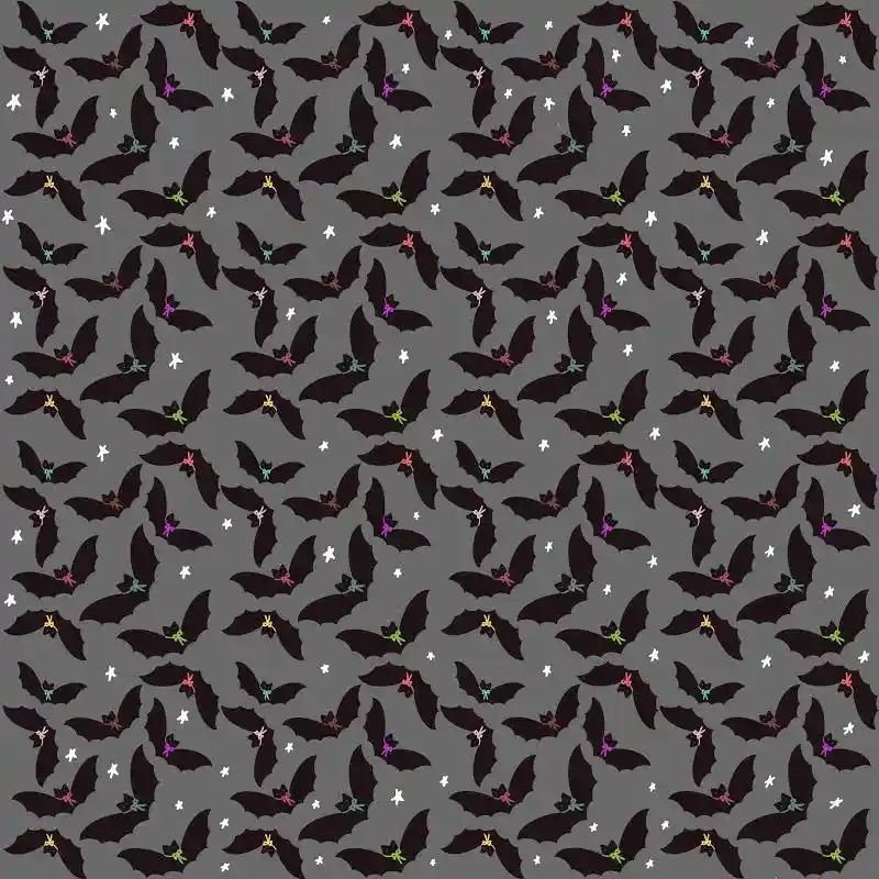 Bat Printed Roman Shades Dubai