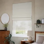 Arlo Oatmeal & Coconut Double Roman Blinds Dubai