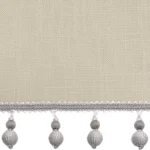 Bijou Linen Latte & Truffle Trimmed Roman