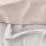 Bijou Linen Vintage Pink And Coconut Double Roman Blind