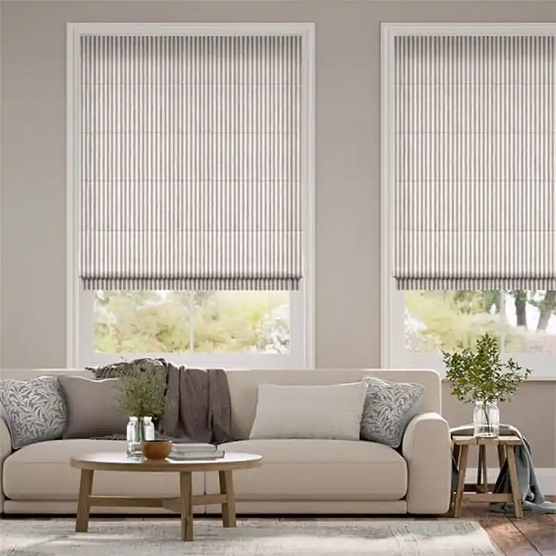 Ella Stripe Cappuccino Roman Blinds Dubai