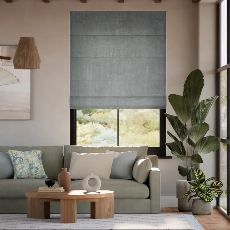 Finnestone Velvet Platinum Roman Blind