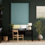 Florence Blackout Dusky Teal Roller Blinds Dubai