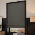 Grenada Blackout Charcoal Roman Blinds For Living Rooms in Dubai