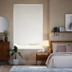 Tamlin Blackout Faux Suede Parchment Roller Blind