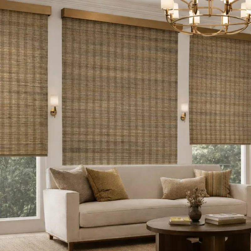 Buy Bamboo Roller Blinds For Living Rooms in Dubai