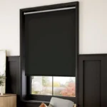 Chromium Thermal Blackout Black Roller Blind