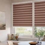 Enjoy Honey Maple Roller Blinds