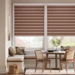 Enjoy Honey Maple Roller Blinds Dubai