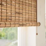 Loreto Walnut & Demerara Roll Up Blinds
