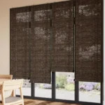 Maui Walnut & Acorn Roll Up Blinds