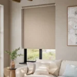 Soft Raise Thermal Luxe Dimout Biscuit Roller Blinds
