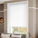 Toledo Blackout Crisp White Roller Blinds Dubai