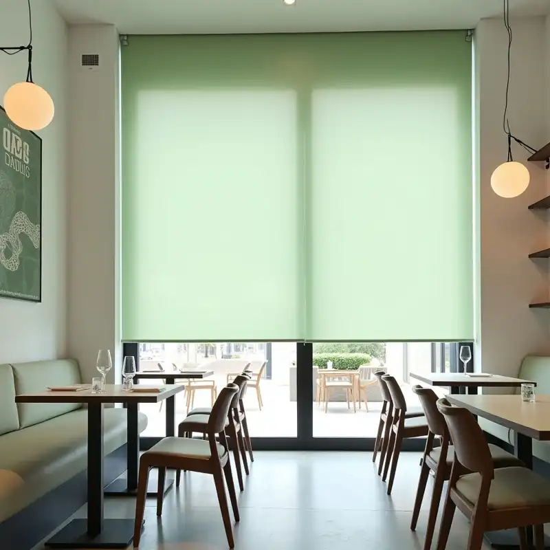 Buy Motorized Roller Blinds For Restaurants in Dubai