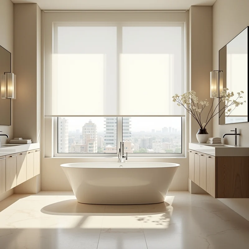 Buy Premium Roller Blinds For Bathroom in Dubai