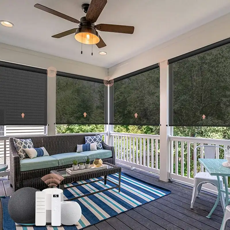 Get Motorized Roller Blinds For Balcony in UAE