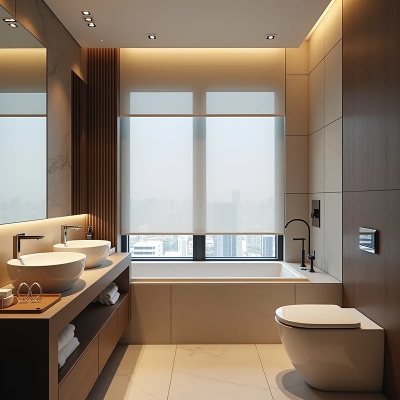 Get Roller Blinds For Bathroom Dubai
