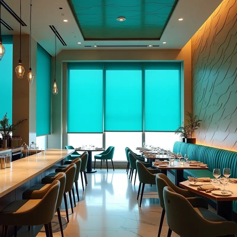 Shop Roller Blinds For Restaurant & Cafes In Dubai