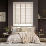Buy Nordic Oak & Chevron Tan Faux Wood Blinds Duabi