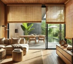 Buy Premium Bamboo Roller Blinds in Al Barsha
