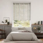 Get Birch Bark & Nickel Faux Wooden Blinds Dubai