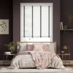 Get Pristine White Tapestry Mono Faux Wooden Blinds Dubai
