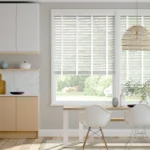 Shop Chalk White Grain & Chalk Faux Wooden Blinds