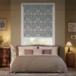 Buy Click2Shade Complete Blackout William Morris Pimpernel Rose Chalk Roller Blinds Dubai