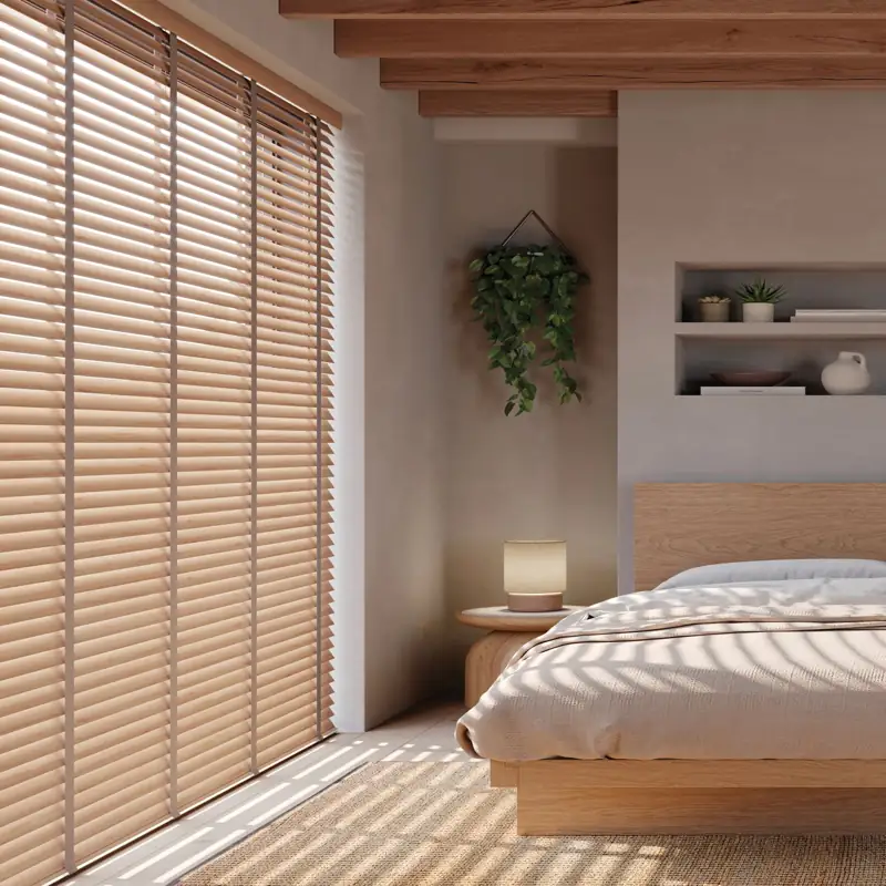 Buy Premium Wooden Blinds For Bedrooms in All Over The Dubai