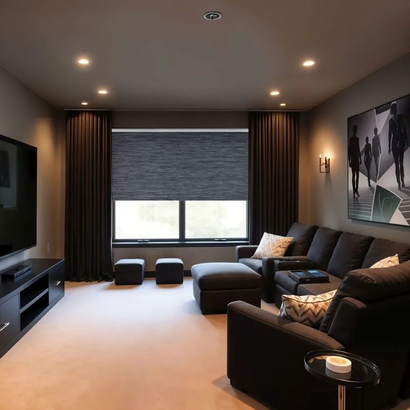 Buy Roller Blackout Blinds For Media Rooms in Dubai