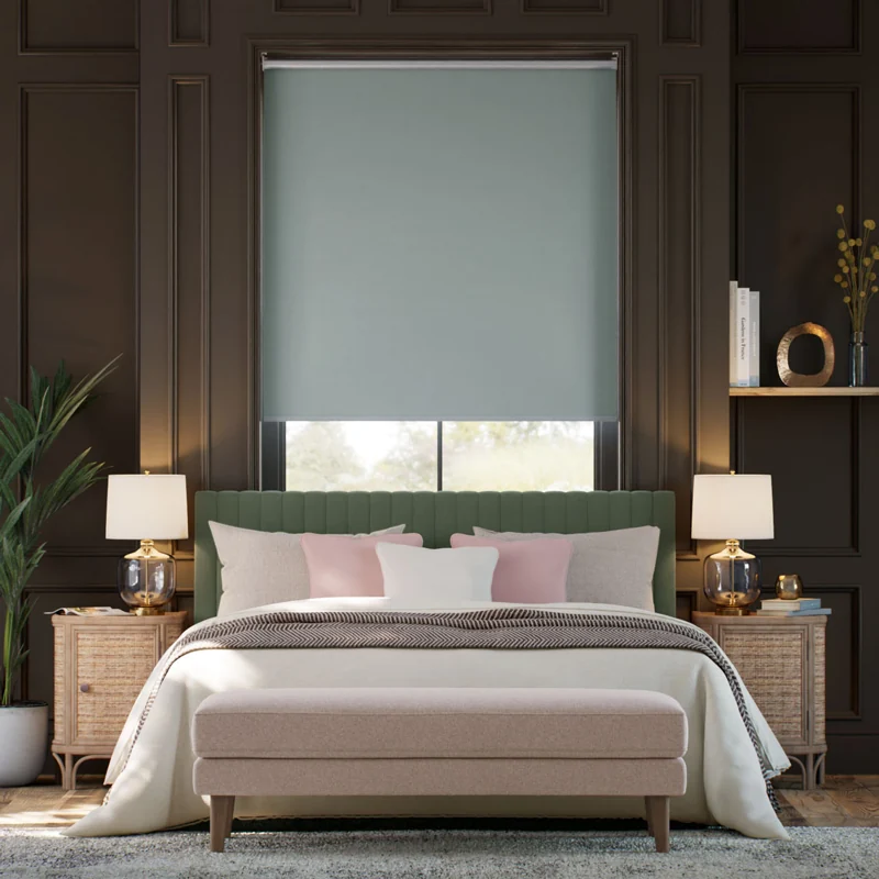 Buy Sterling Heat Reflective Blackout Grey Roller Blinds in Dubai