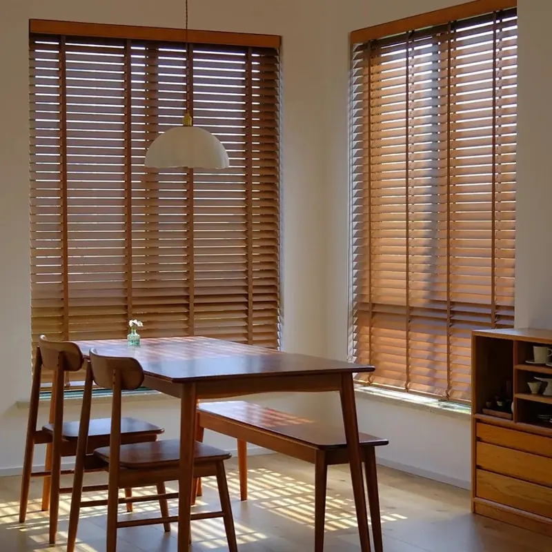 Buy Wooden Faux Blinds For Dining Areas in Dubai and UAE